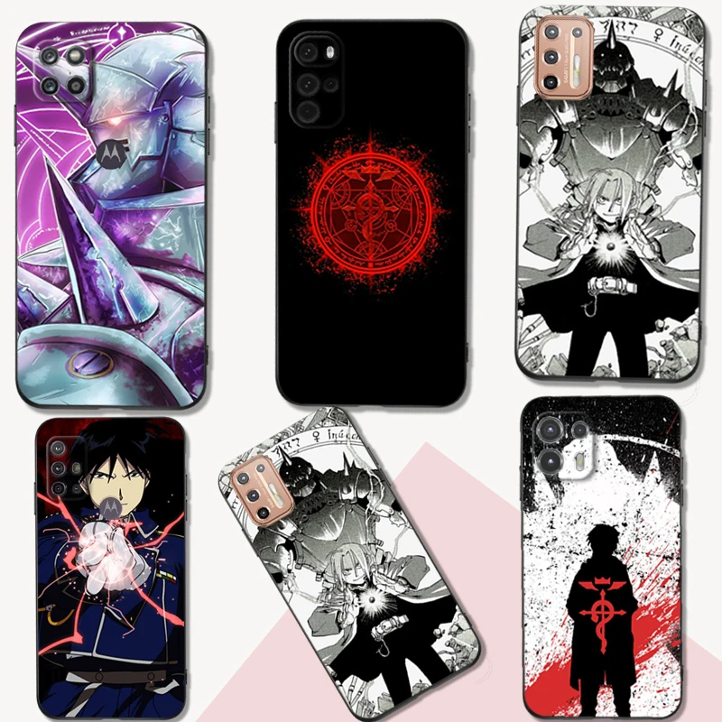 Черный чехол из ТПУ для Motorola Moto G13 G23 G53 G73 E13 E22 E22I телефона полностью металлический