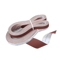 1pcs 50 x 2100mm aluminum oxide sanding belts 120 600 grit abrasive sand screen band for sander grinding polishing metal alloy
