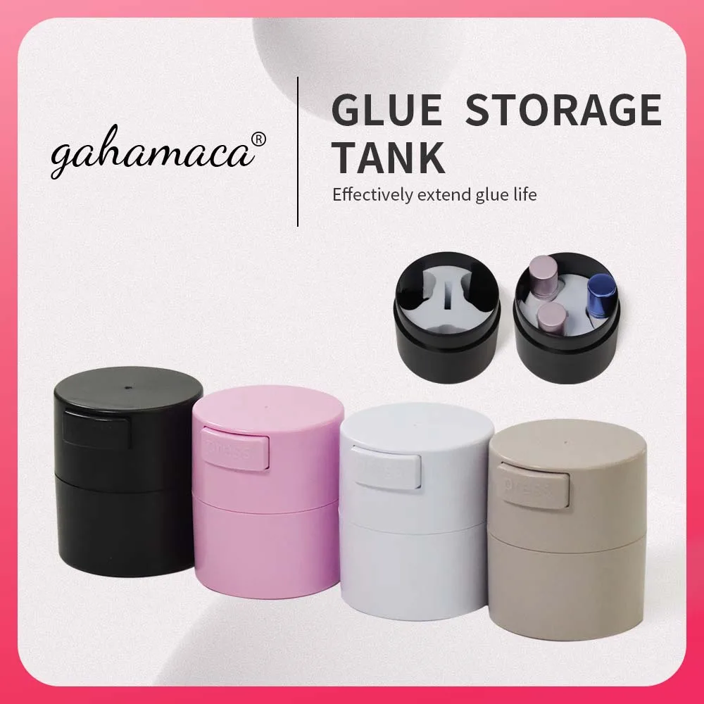 G филоaca Контейнер для хранения клея ресниц Герметическая банка Косметические