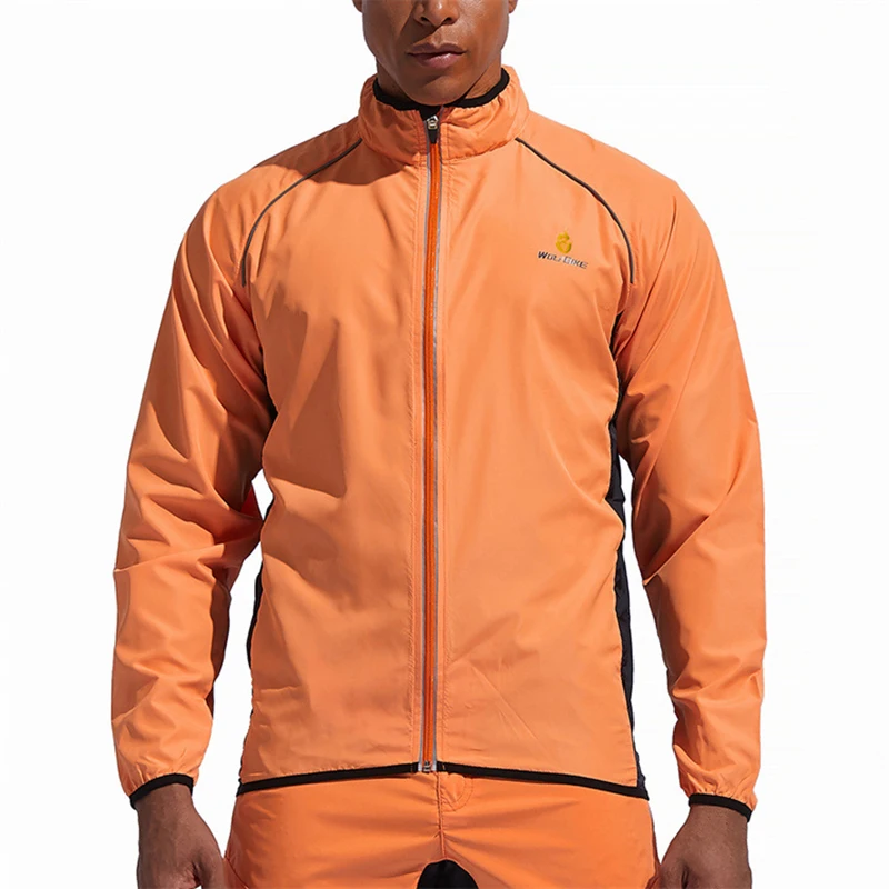 

New arrival 2022 spring summer Cycling Jacket Long Sleeve coat Professional reflective Windbreak Cycling Jersery Bicycle jacket