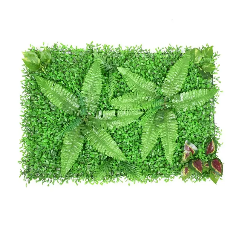 

Artificial Hedges Panels 40x60cm/15.7x23.6in Artificial Hedge Plant UV Protected Privacy Hedge Screen For Garden Home Fence Back