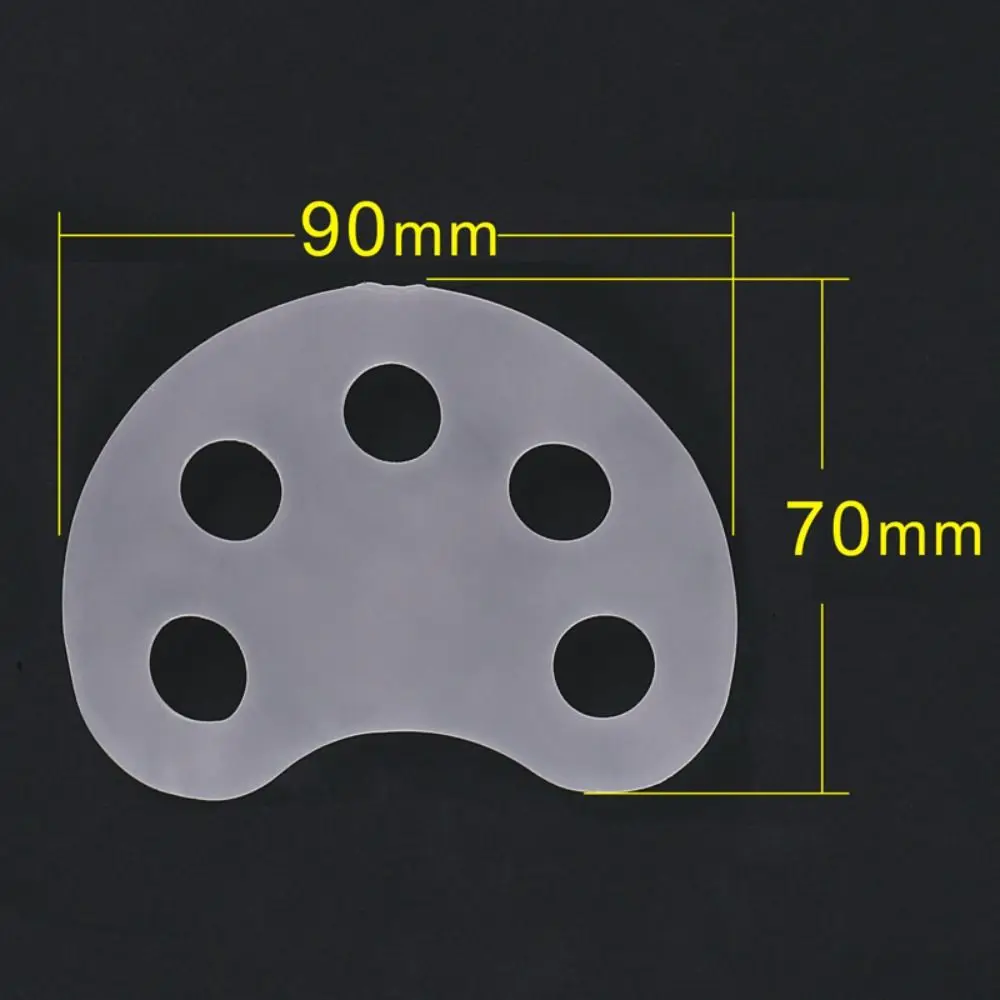 1 пара тренажеров для пальцев из ТПЭ в форме полумесяца растягивающиеся ручные