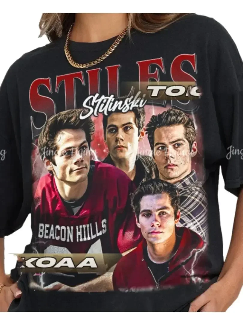 Винтажная рубашка Stiles Stilinski Limited футболки унисекс мягкие дышащие рубашки