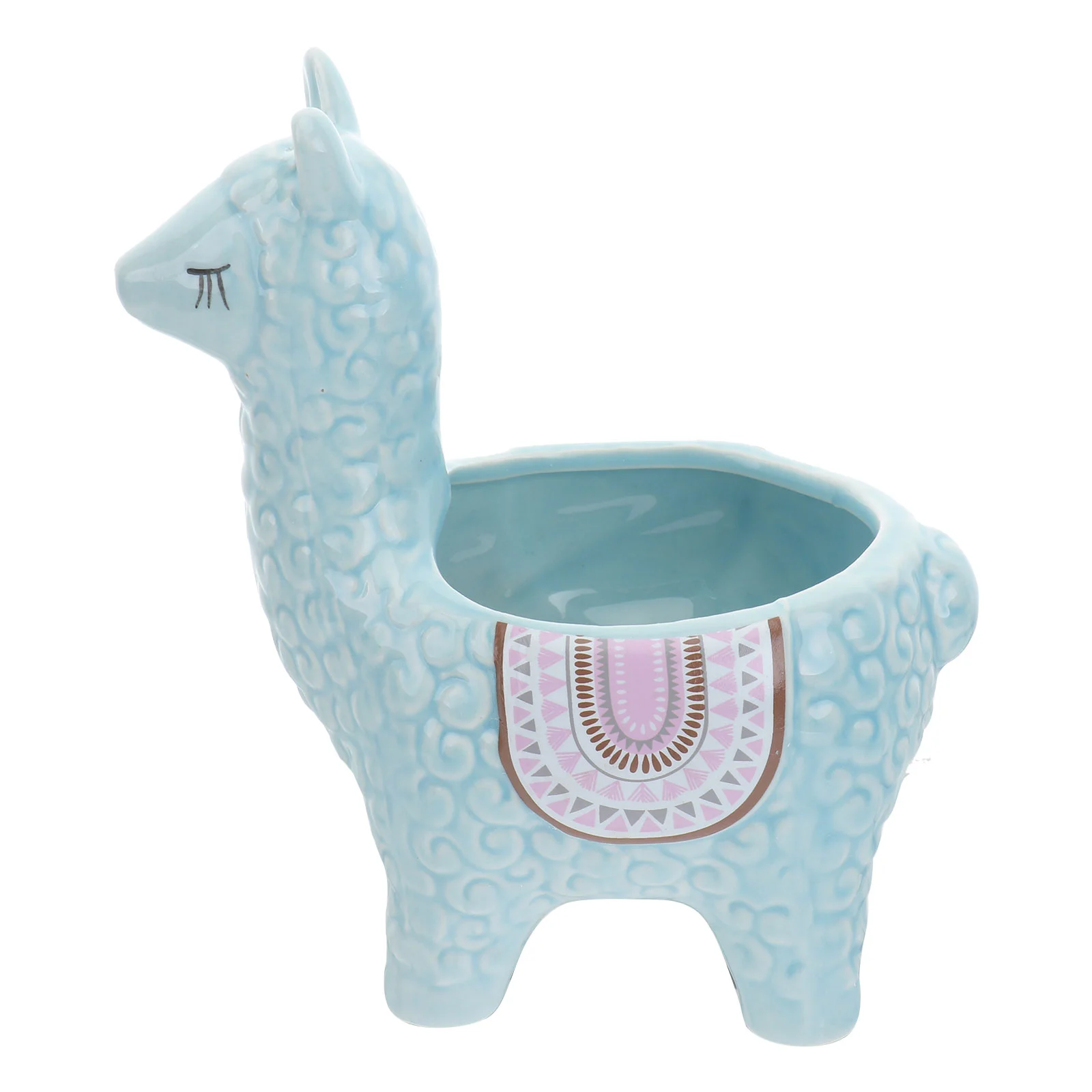 

Pots Pot Flower Succulent Animal Alpaca Garden Bonsai Ceramic Planter Desktop Holder Decor Mini Novelty Indoor