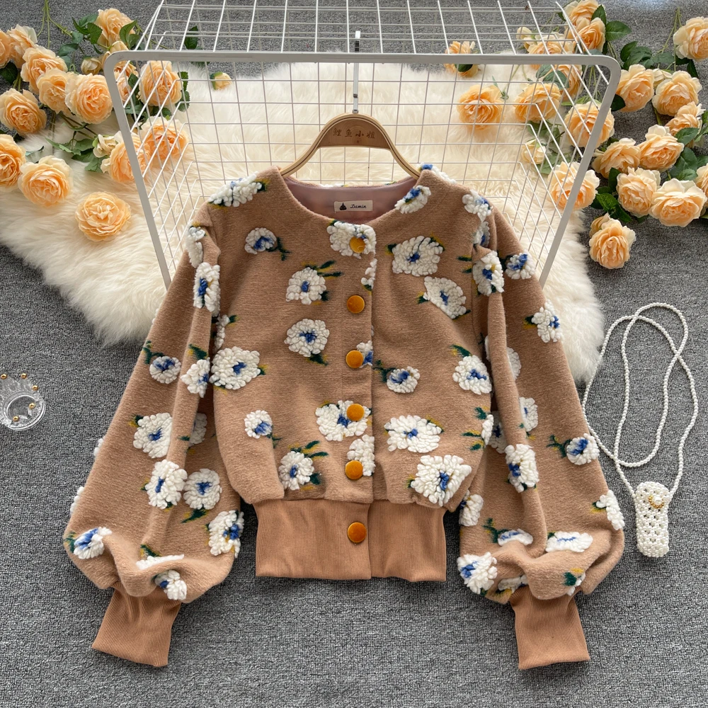 

2022 new fashion women's clothing Floral Outerwear & Coats coats and jackets women