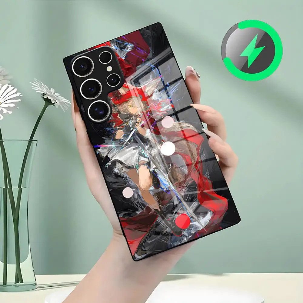 Чехол для телефона Arknights Endfield Rossi для Samsung S26 S25 S24 S23 S22 S21 S20 Edge Ultra Plus FE, стеклянный чехол Magsafe (art.: 3920d97fce3fe) - 3920d97fce3fe
