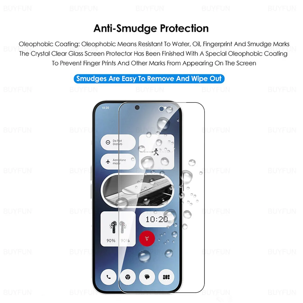 Закаленное стекло 4 в 1 для камеры NothingPhone (2a) Phone2a 2 A A2