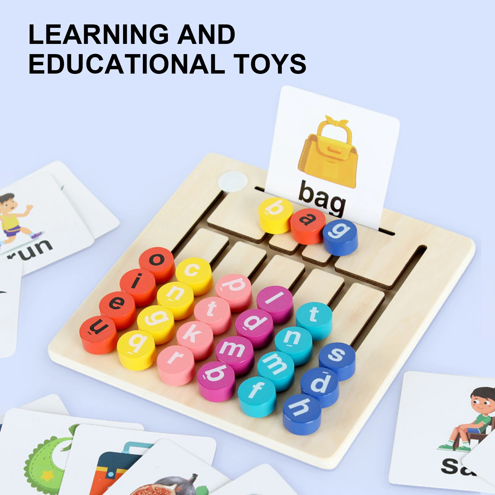 Лабиринт с надписью и правописанием конструктор блоки для детей игры