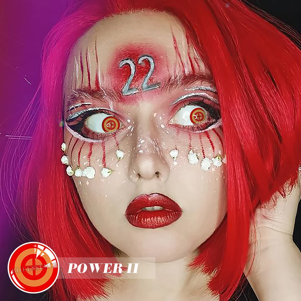 Био-эссенция 1 пара контактных линз для глаз Косплей Аниме аксессуары Хэллоуин