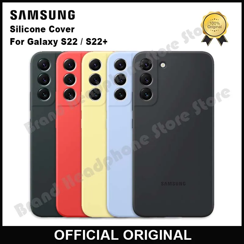 

Original Samsung Galaxy S22/S22 Plus S22+ Silicone Case High Quality Silicone Cover EF-PS906TBEGUS