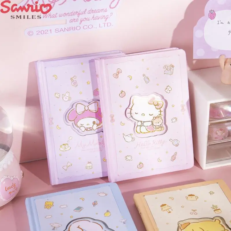 

Sanrio мой Мелодия пурин собака Hello Kitty мультфильм аниме Kawaii блокнот девочка школьница практичные канцелярские принадлежности подарок