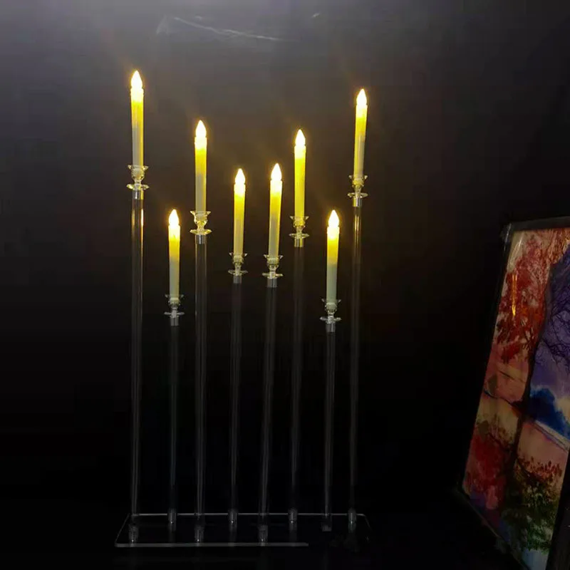 

100 pcs Warm Yellow LED Birthday Candles,Long Thin Plastic Battery Not Included