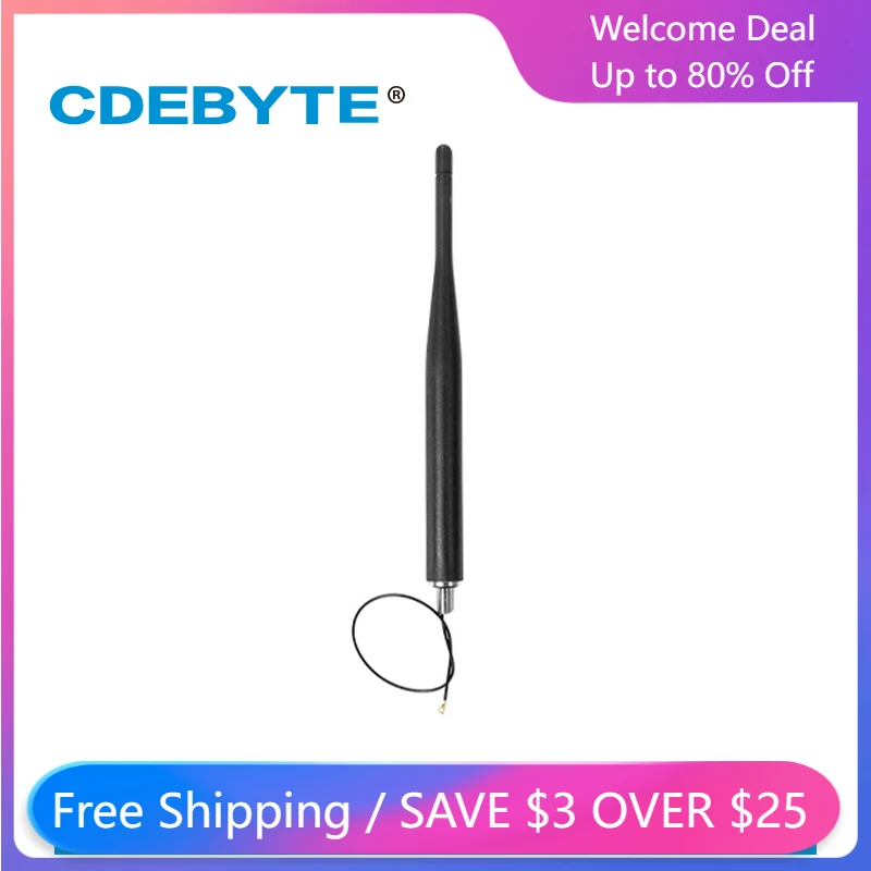 868 МГц резиновая антенна 3dBi IPEX-1 TX868-JZLW-15 с высоким коэффициентом усиления винта с шляпкой в виде большого пальца просты в установке 20 Вт такси команды Другое Сопутствующее оборудование