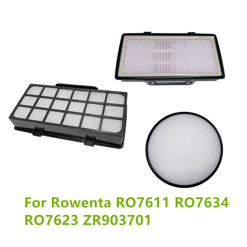 

2pcs/set HEPA Filters Filter Element For Rowenta RO7611 RO7634 RO7623 ZR903701 Vacuum Cleaner Accessories