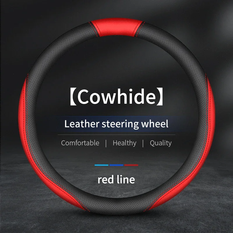 

Чехол на руль автомобиля для Mazda, дышащая кожаная Насадка На Руль для Mazda CX-5 3 4 6 7 8