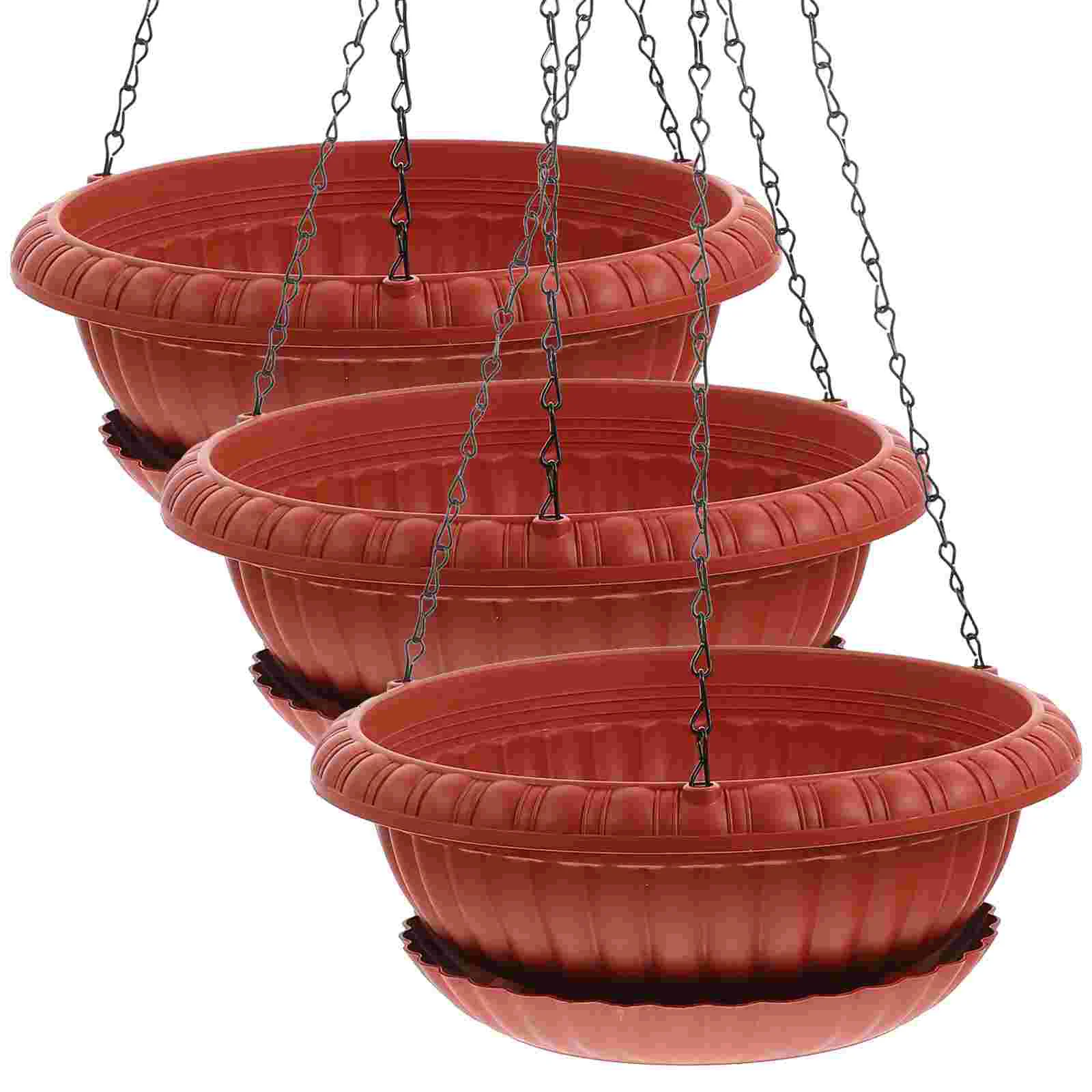 

Hanging Planters Pots Planter Basket Pot Garden Wall Flowerindoor Container Hanger Balcony Succulent Herbs Hangers Outdoor