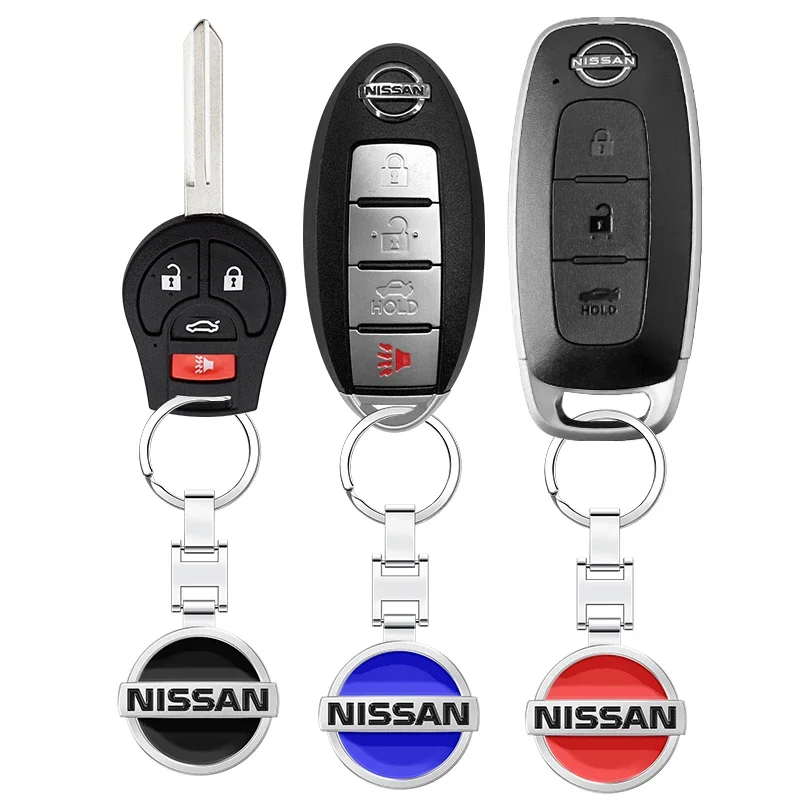 1 шт. металлический брелок для ключей с логотипом Nissan Nismo Note Armada Pulsar Pathfinder X-Trail Tiida