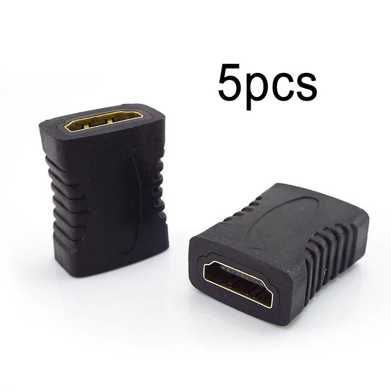 5pcs Female To Female Joiner HDMI-compatible Extender Connector Coupler Adapter Extender For Laptop TV Television 1080P 4K*2K 3D