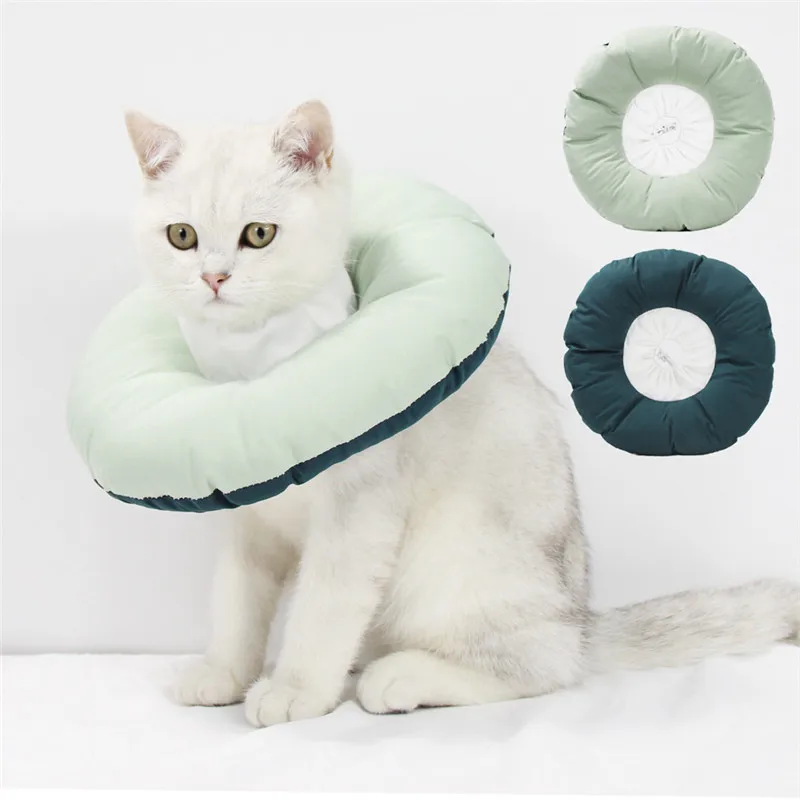 

1pc Pet Waterproof Elizabethan Collar Soft Ring Cat Dog Wound Healing Anti-Scratch Anti-Licking Headgear Cat Collar Shame Circle