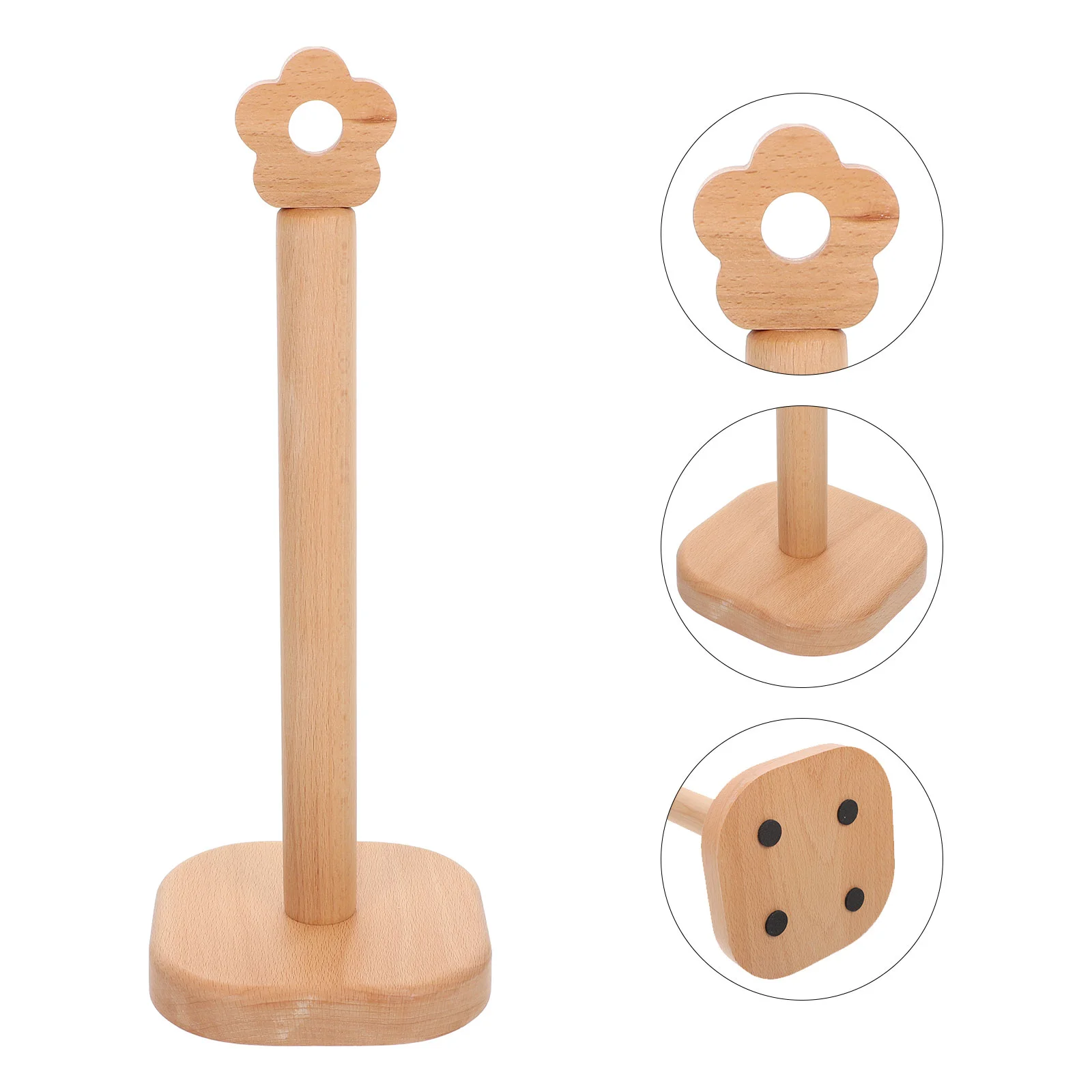 

1 set of Wooden Thread Holder Sewing Thread Holder Home Sewing Thread Rack