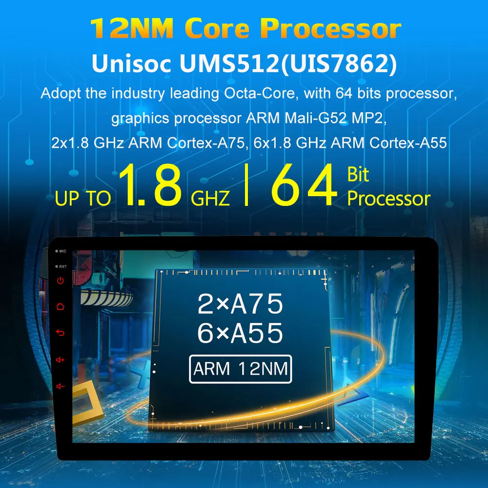 Автомобильная Мультимедийная стереосистема TS10 8 ядер 8G + 128G IPS 1280*720P Android для Chevrolet