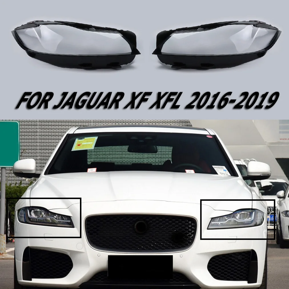 

Прозрачный чехол для автомобиля, подходит для Jaguar XF XFL 2016-2019, декор передних деталей автомобиля, налобный фонарь, крышка объектива