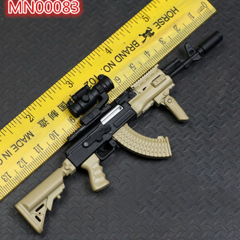 Модель основного оружия 1/6 солдат русский AKM AK47 AK74 полностью металлическая