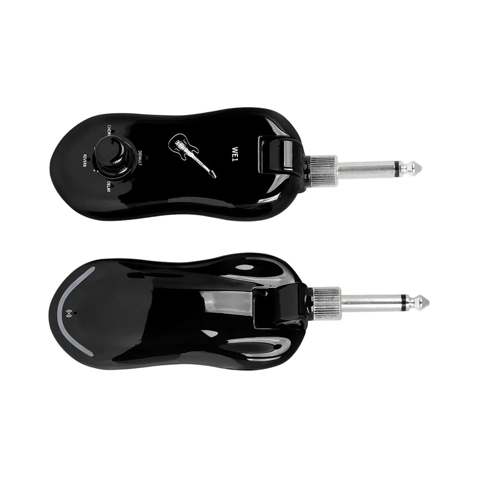 

Wireless Guitar Transmitter Receiver Rechargeable 6.35mm for Guitar Bass
