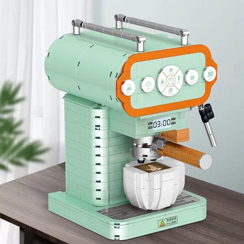 

Creator Expert Modern Coffee Machine model building blocks Creator ornament Children's educational toys birthday Christmas gift