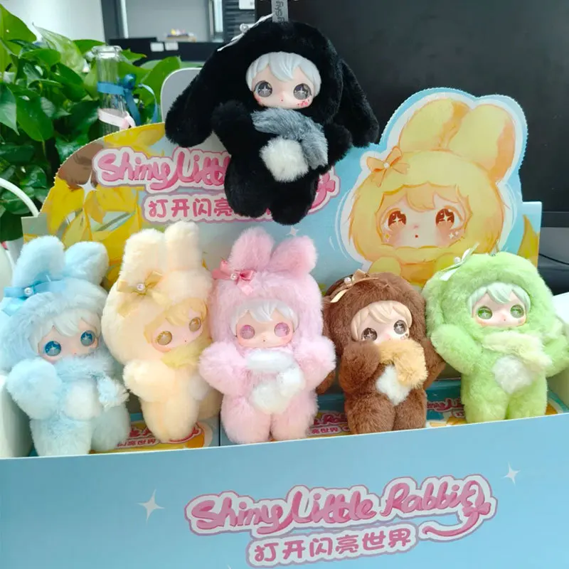 Фото Ayortoys Shyshy Flashing World Series Коллекционные подвески Виниловый дизайн с кроликом Слепая коробка Подвески Модная игрушка для коллекционеров №2