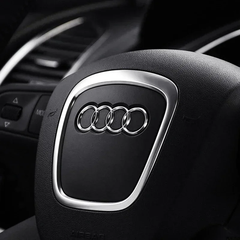 Автомобильная наклейка на руль для Audi A6L A3 A4 A5 A6 A7 A8 Q3 Q5 Q7 Q8 TT S5 S7 S8 RS7 RS6 Эмблема Замененный логотип Автоаксессуары (art.: 3920cf96ff45a) - 3920cf96ff45a