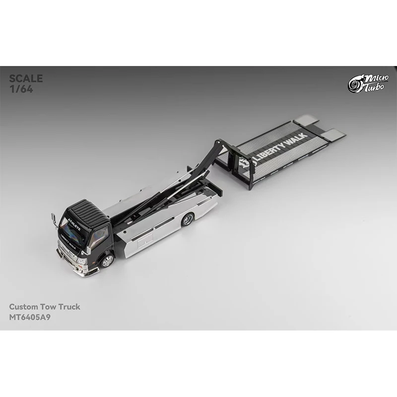 Предпродажа MT 1:64 300 серии Custom Tow LBWK Chrome Black Diecast Diorama Модель автомобиля Игрушка