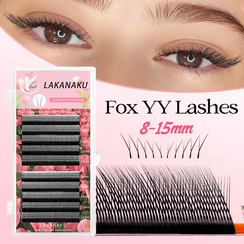 LAKANAKU Fox YY Lashes Premade Volume Eyelash Exte