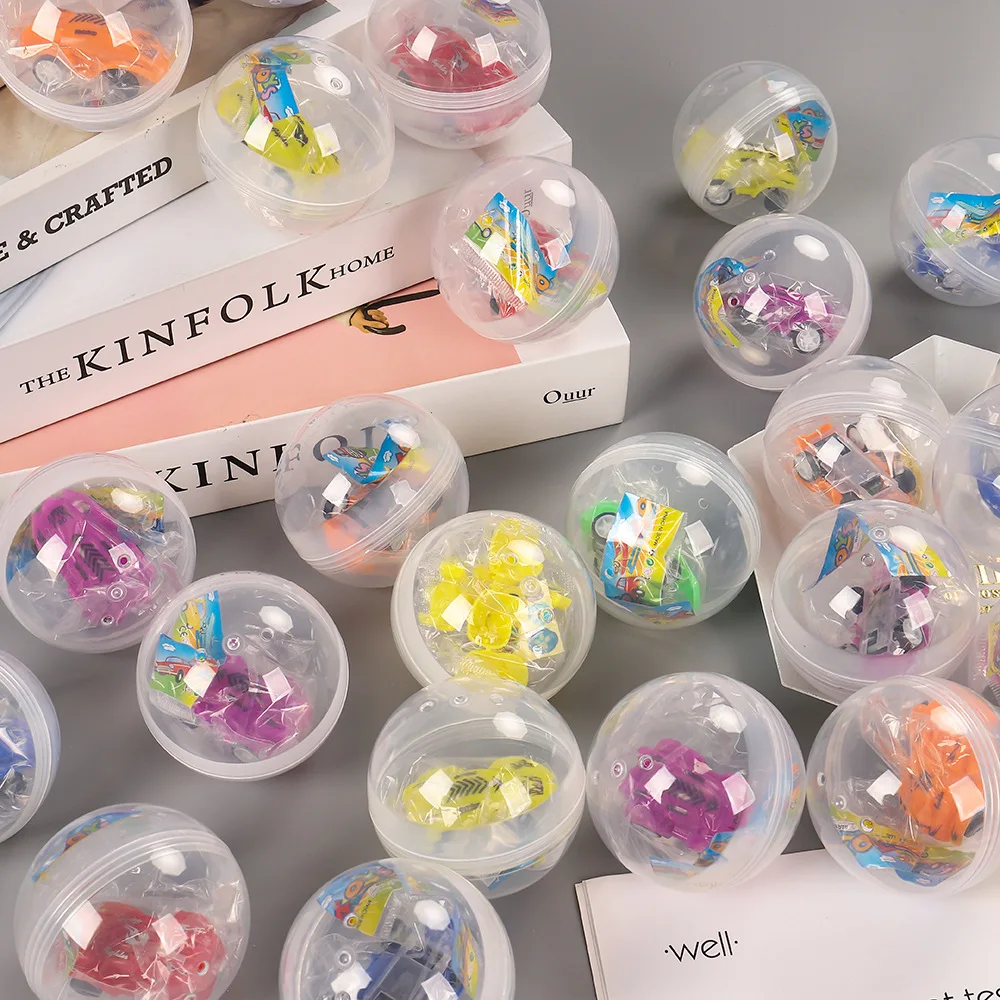 5 шт. 65 мм капсульные Яйца Шар смешанные модели куклы мультфильм мини автомобиль