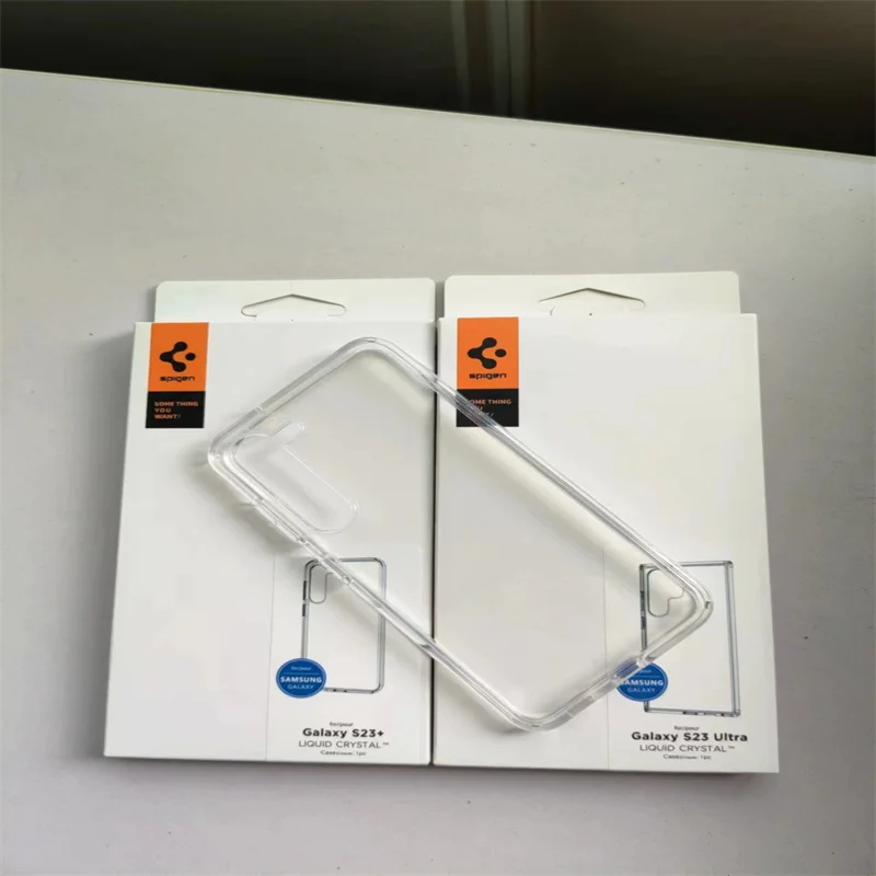 

Spigen Fully Transparent Anti Drop Phone Case For Samsung Galaxy S23/S23Plus/S23 Ultra Anti Fingerprint PC Hard Case