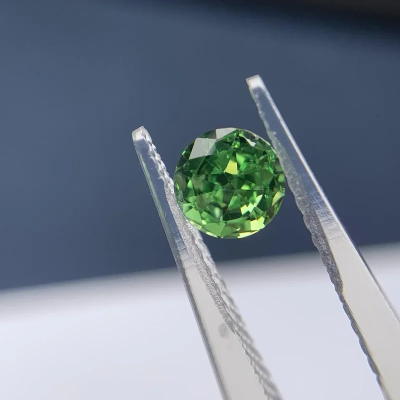 Ювелирные изделия YanYao бриллианты Круглые белые розовые голубые зеленые CZ