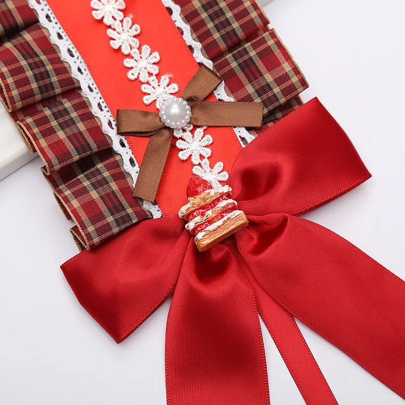 Милая повязка для волос с милым бантом аксессуары в стиле японской горничной