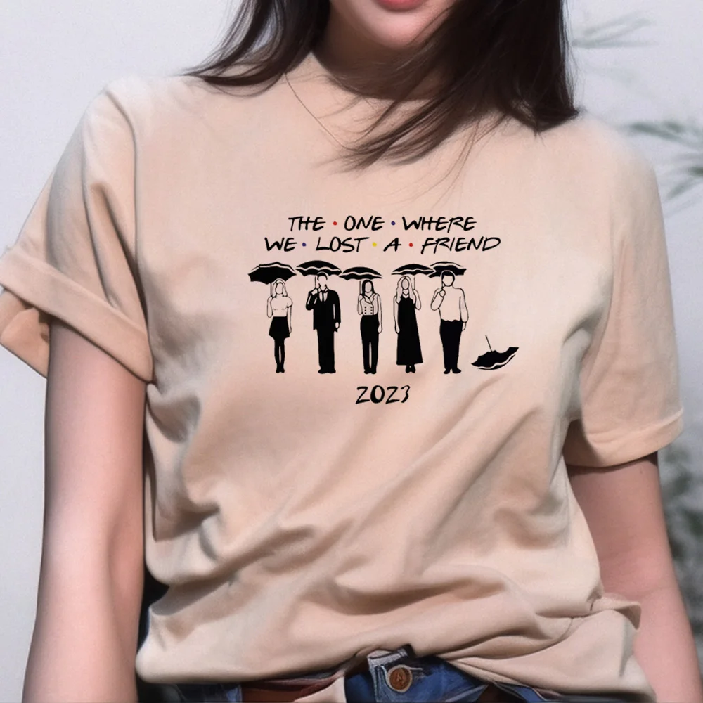 Женские аниме футболки Chandler Bing забавные летние y2k