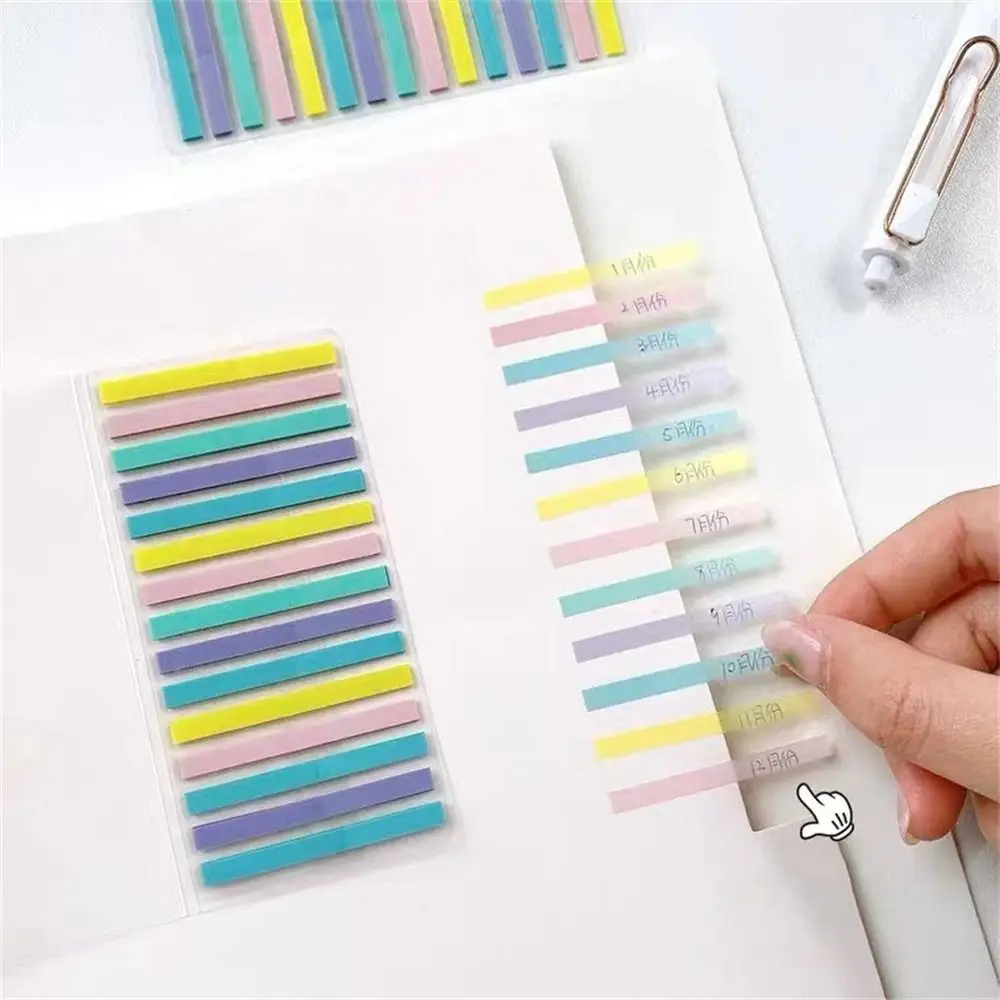

Reading Aid Fluorescent Page Marker Transparent Sticky Notes Reading Highlight Sticker Stickers Index Index Tabs Flags