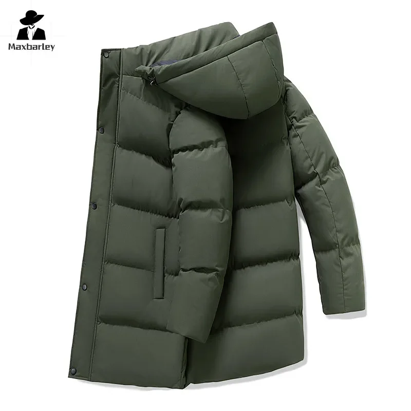 Зимняя длинная стильная куртка уличная графеновая теплая водонепроницаемая