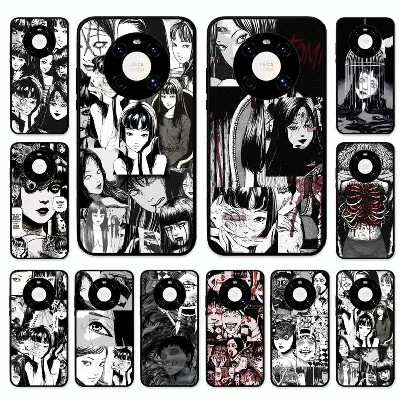 

Anime Junji Ito Terror Horror Phone Case for Huawei Mate 20 10 9 40 30 lite pro X Nova 2 3i 7se funda