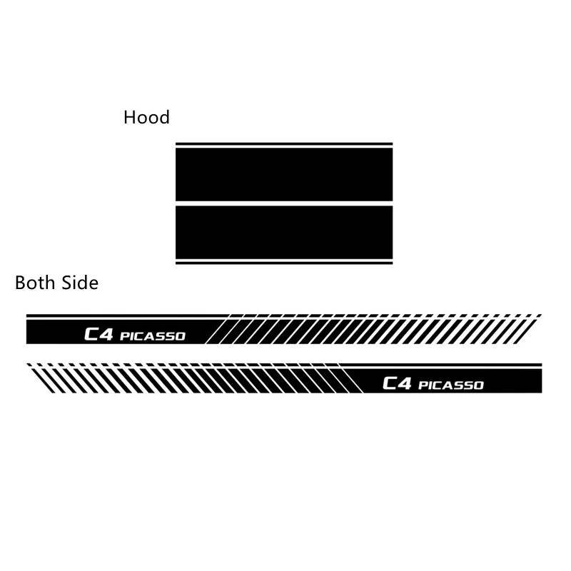Спортивный Стайлинг Автомобильный капот наклейка на крышку двигателя
