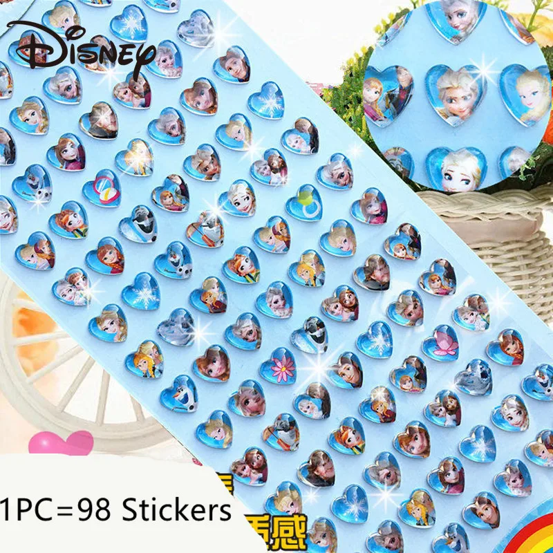 Детские Стикеры с мультяшными персонажами из мультфильма «Принцесса ледяная Принцесса София Русалка»
