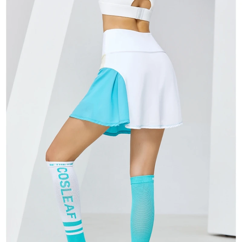 High Quality Sports Golf Pleated Skirt Women Tennis Skirts Fashion Fitness Shorts Badminton Running Short Athletic Workout Skort