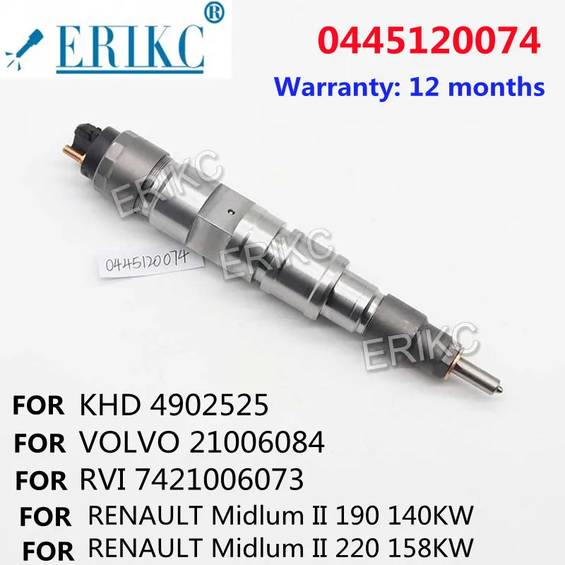

ERIKC 0445120106 Инжекция автомобильного дизельного двигателя 0445120310 для DONGFENG D5010222526 Renault 11.0L, 422KW