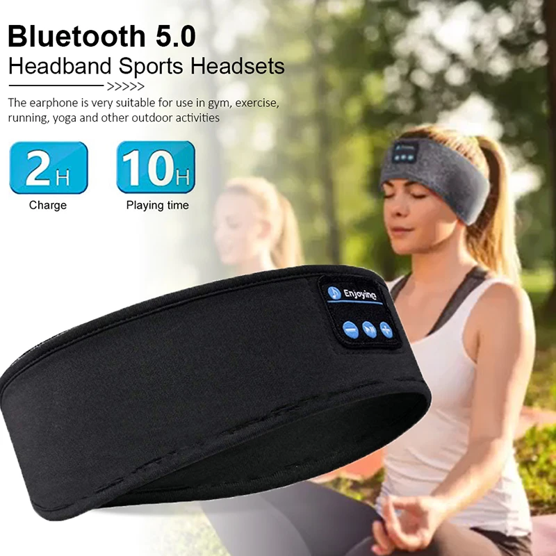 

Беспроводные наушники Bluetooth 5,0, маска для сна и массажа глаз, музыкальный проигрыватель/спортивная повязка на голову, дорожная повязка, гарнитура, массажер для глаз