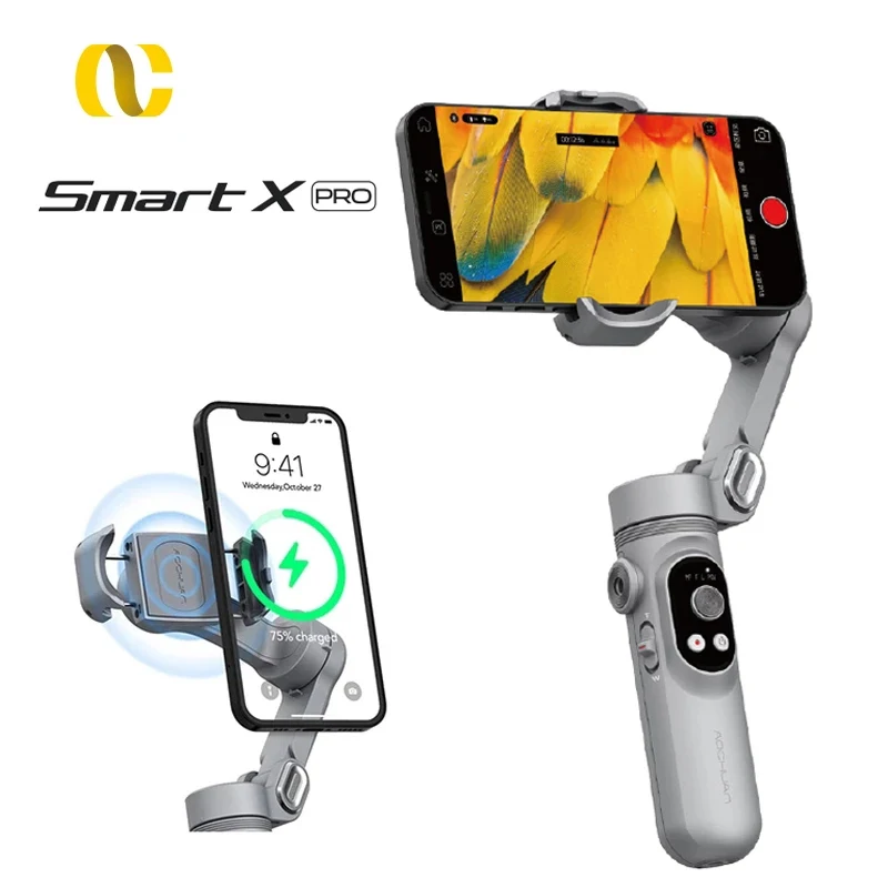 

AOCHUAN Professional 3-Axis Phone Smartphone Handheld Gimbal Stabilizer for Xiaomi iPhone 14 Pro Max YouTube TikTok Vlog Video