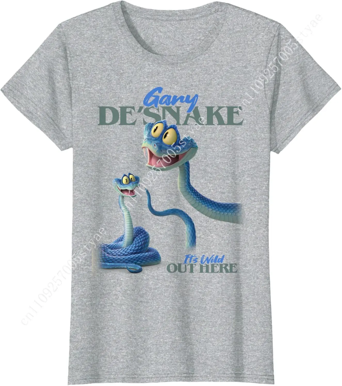 Фото Футболка Disney Zootopia 2 Gary De'Snake It's Wild Out Here для мальчиков и девочек, милый топ, детская футболка, праздничный наряд, одежда для отпуска №3