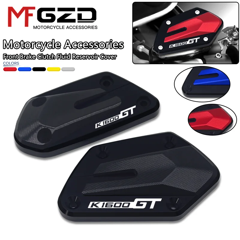 

For BMW K1600GTL K1600GT k1600B k1600 k1600 gtl With LOGO Motorcycle CNC Front Brake Clutch Cylinder Fluid Reservoir Cover Cap