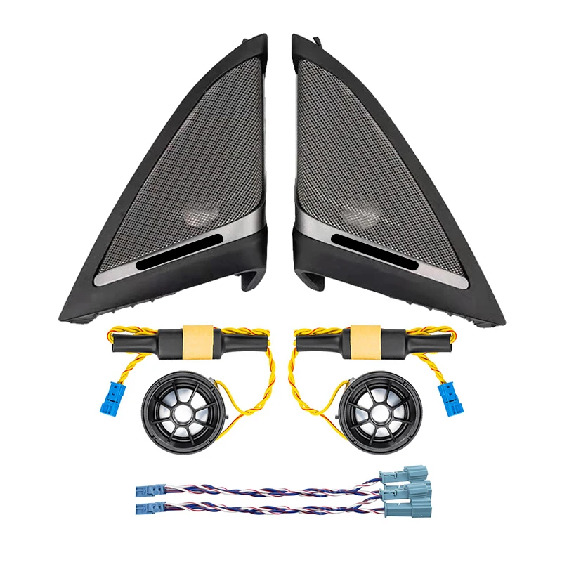 

High Quality Speaker Hifi Music Audio Upgrade Loundspeaker Trumpet Head For Bmw G30 5 Series Front Door Panel Tweeter Cover Kit